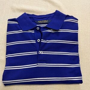 💙Polo Golf - Men's Blue Striped Polo Shirt